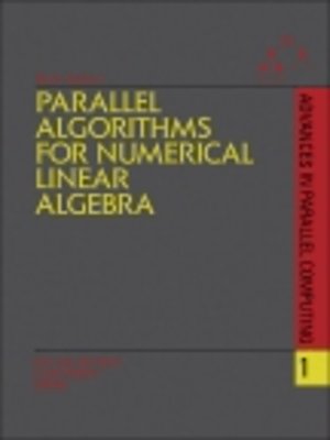 cover image of Parallel Algorithms for Numerical Linear Algebra